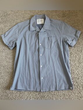 Ministry of Supply Hybrid Seersucker Classic Cooling Short Sleeve Shirt